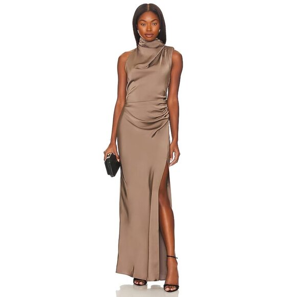 MISHA Constantina Gown Iron Grey - Picture 1 of 3